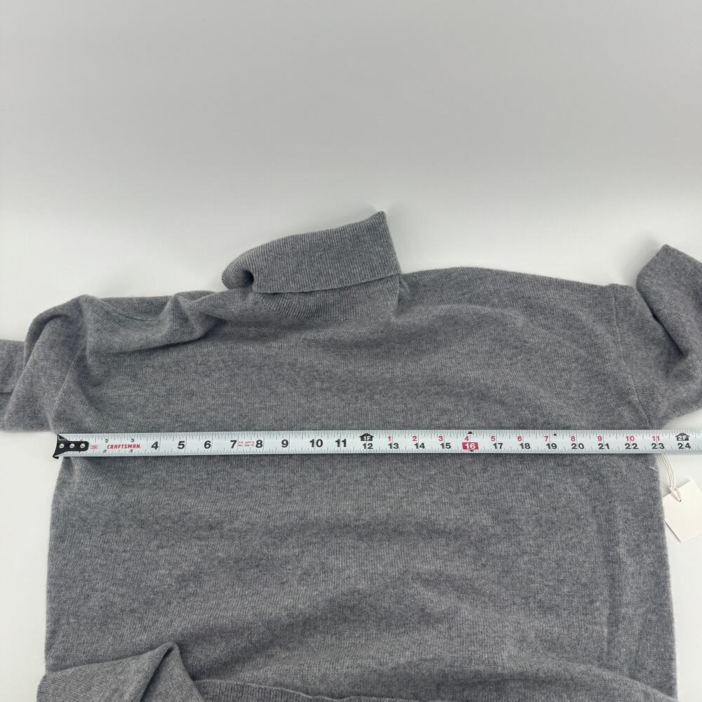 Nordstrom Cashmere Oversized Turtleneck Sweater Sz XL NWT Relaxed Pullover - Picture 6 of 6